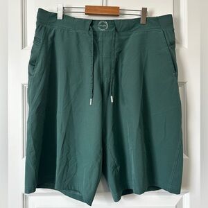 Hylete Vertex Teal Performance Athletic Shorts
